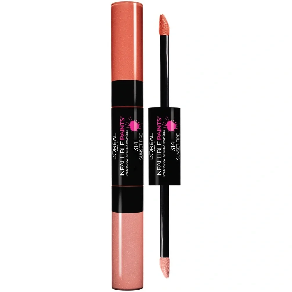 L'Oreal Paris Infallible Paints Eyeshadow Duo Sunset Fire New Sealed